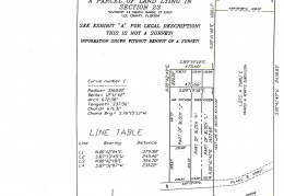 SW Property Subdivision Plan